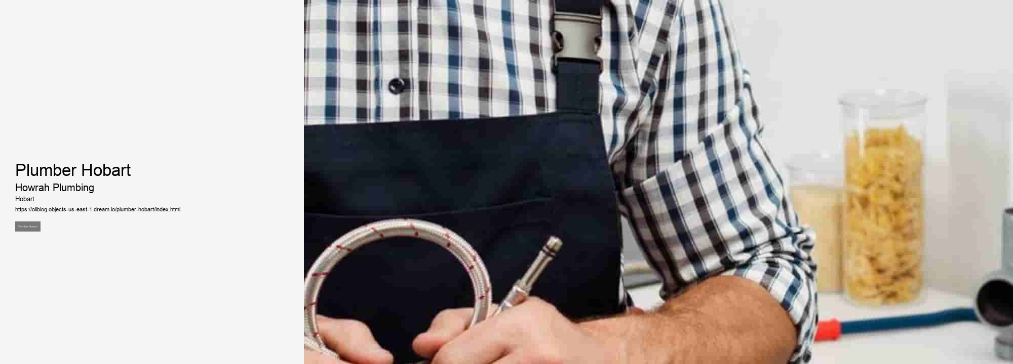 Plumber Hobart