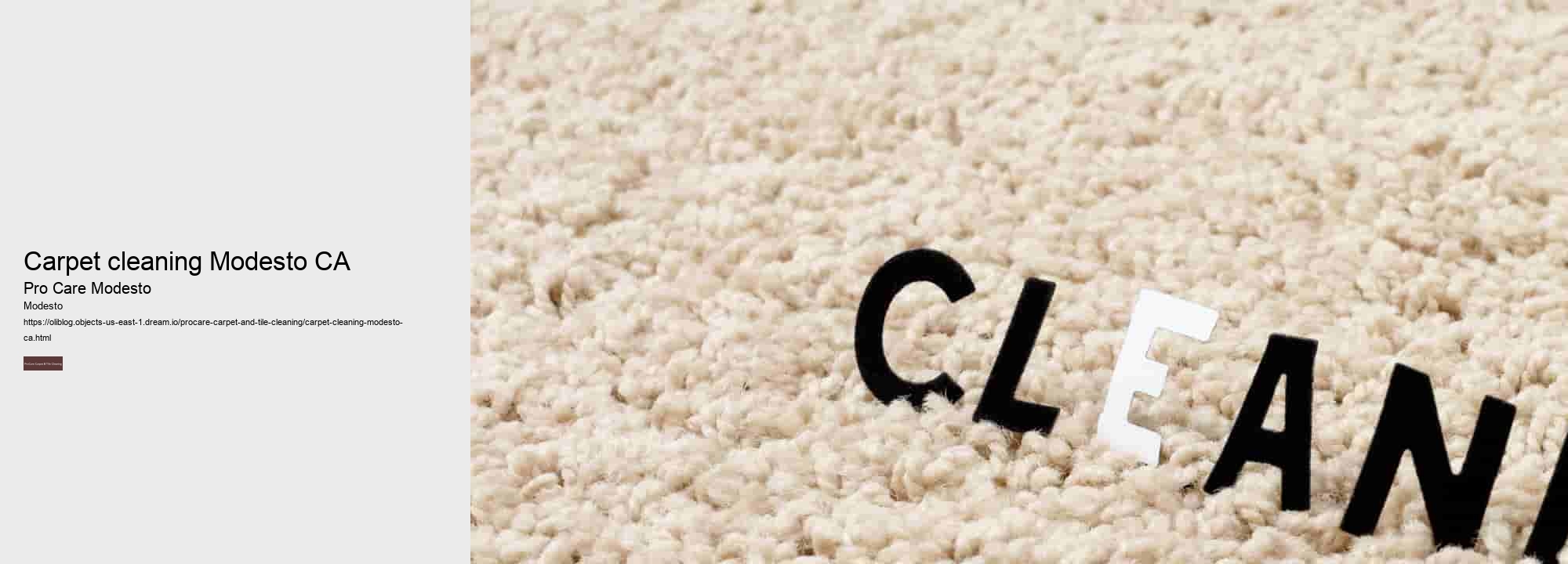 carpet cleaning Modesto CA