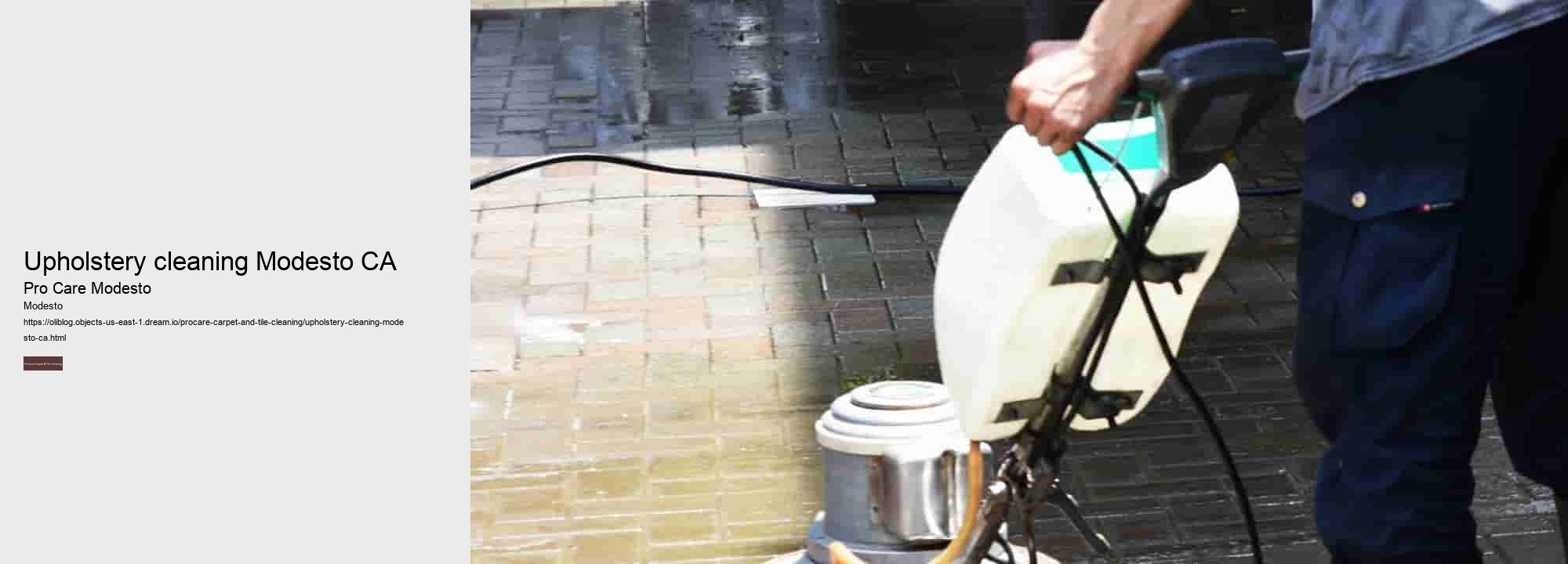 upholstery cleaning Modesto CA