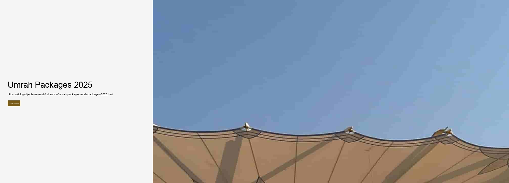 Umrah Packages 2025